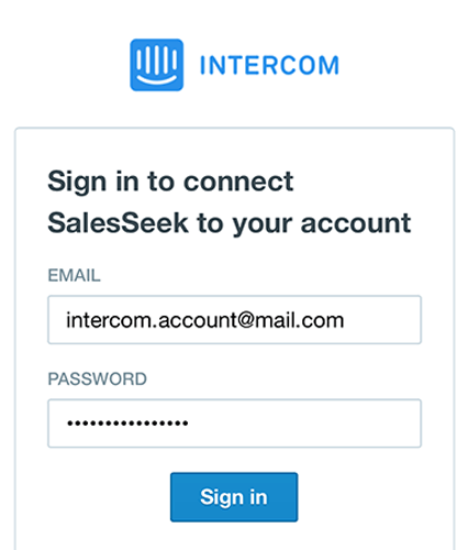 How to connect Intercom with SalesSeek